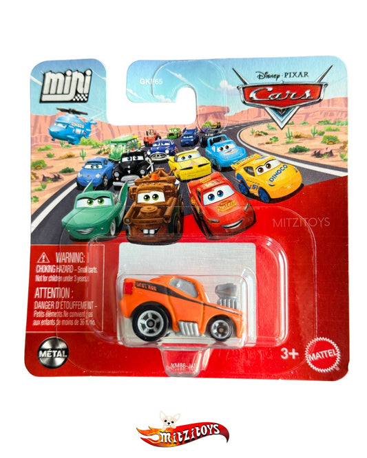 Disney Pixar Cars Minis - Snot Rod (Naranjado / Metal) - Mattel
