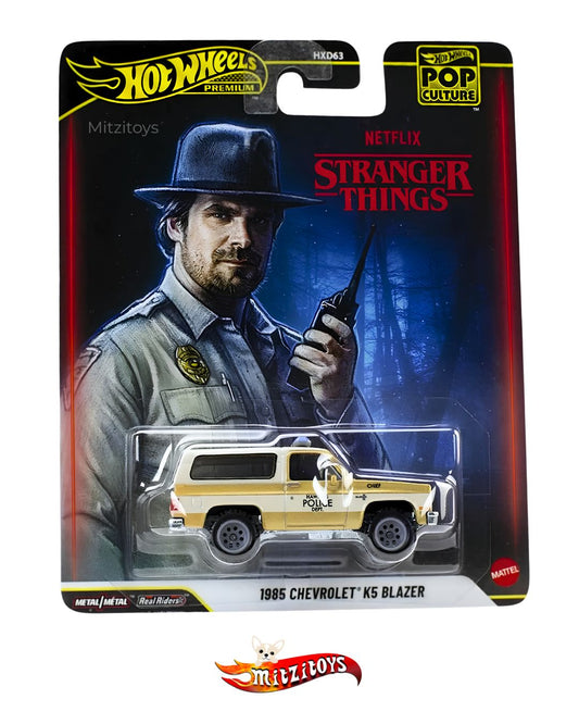 1985 Chevrolet K5 Blazer Stranger Things - Pop Culture - Hot Wheels Premium