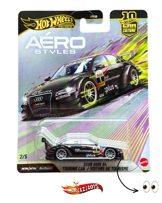 2008 Audi A4 DETALLE Touring Car (2/5) - Aero Styles - Hot Wheels Premium