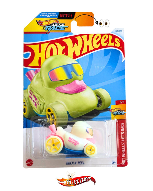 Pato Duck N' Roll DETALLE - Hot Wheels: Let's Race (5/5)