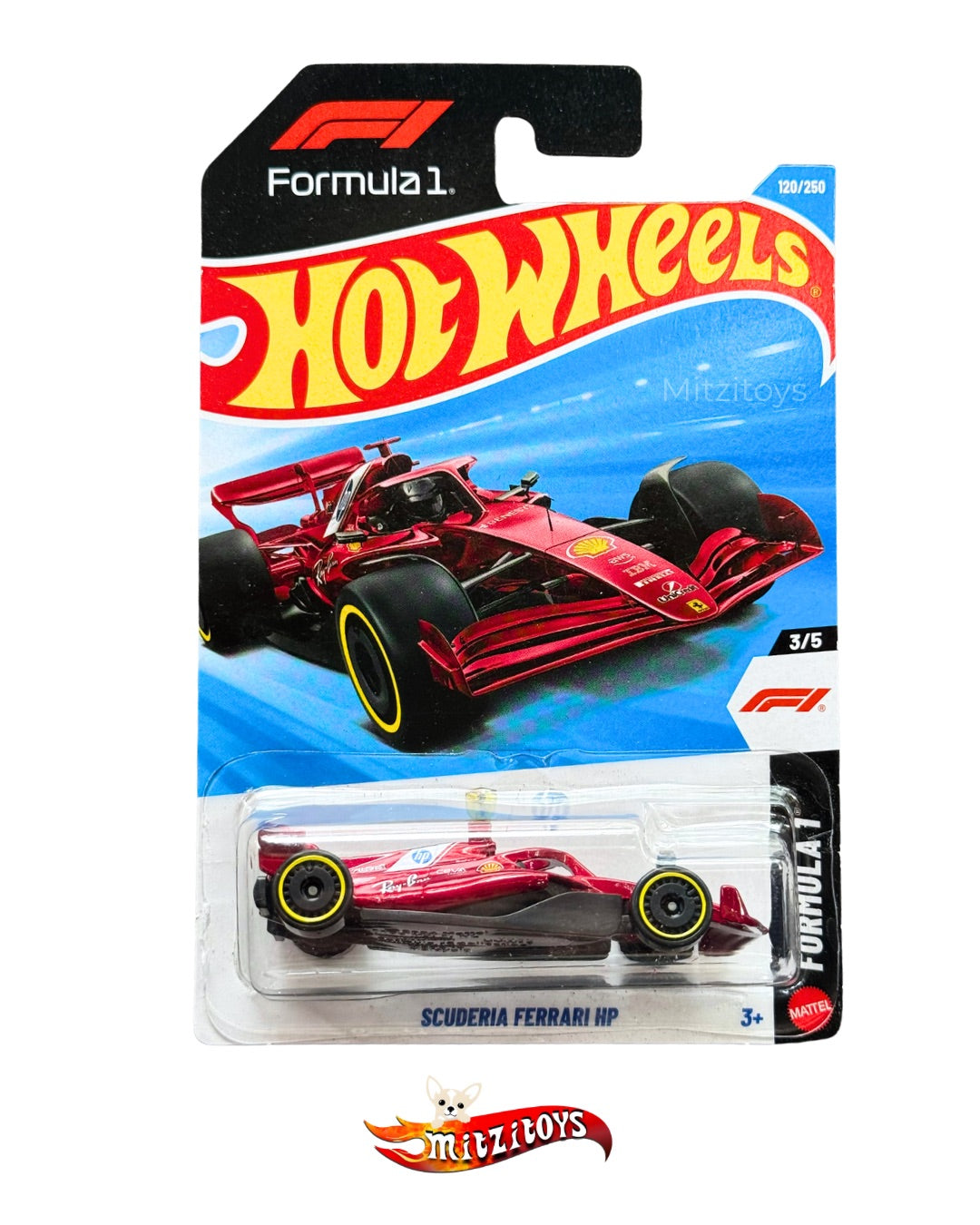 Ferrari HP (3/5) - Formula 1 - Hot Wheels Básico 