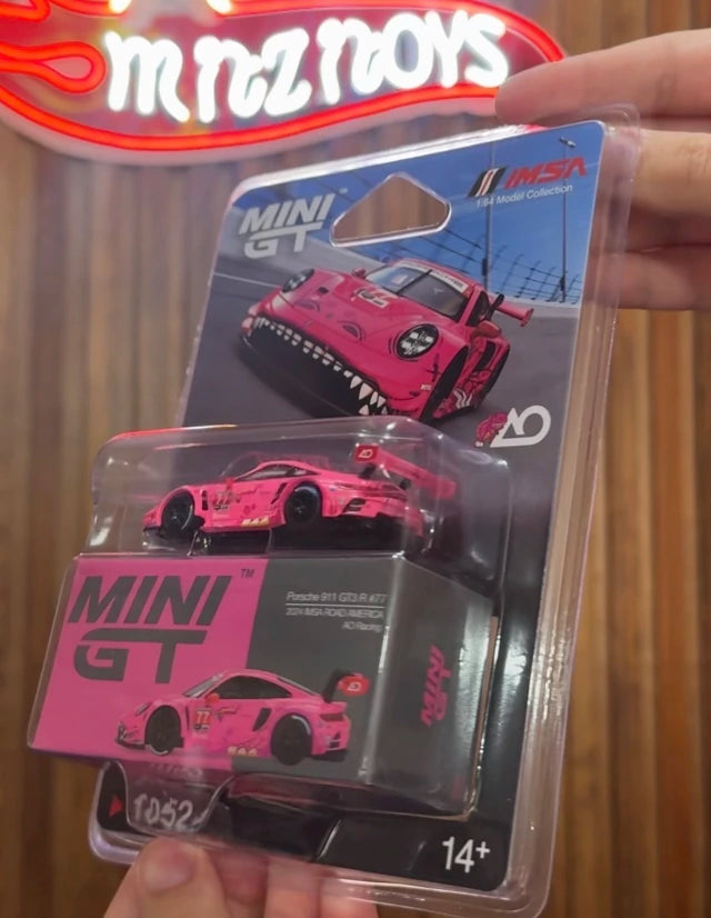 Porsche 911 GT3 R #77 "Roxy" - Mini GT (#1052) - 2024 IMSA Road America