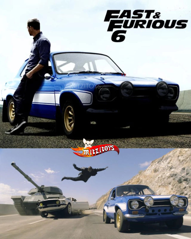 1970 Ford Escort RS1600 - Hot Wheels Silver Series - Fast & Furious 4/5