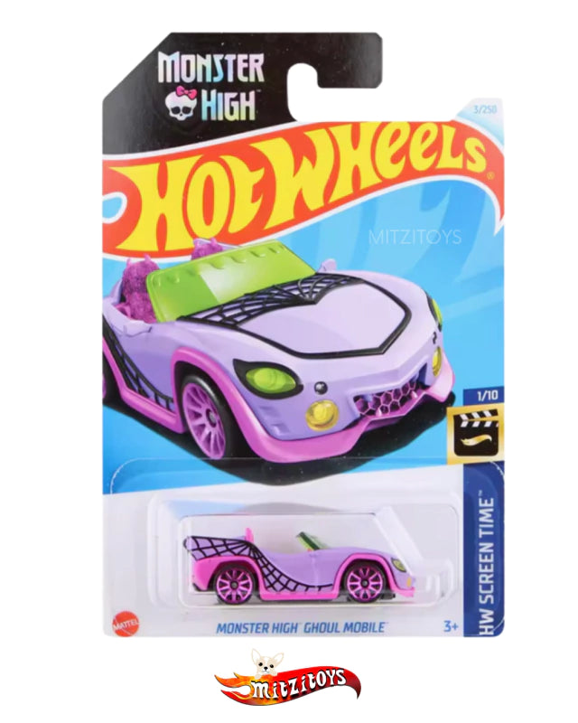 Monster High Ghoul Mobile Lila - Hot Wheels - HW Screen Time (1/10)