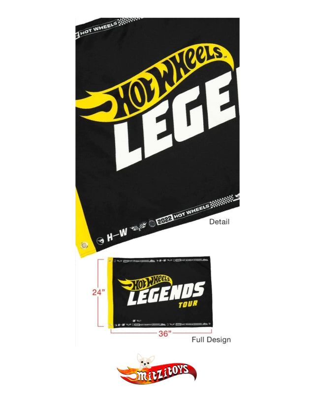 Combo Nissan Skyline GT-R (R32) Legends Tour + Bandera Oficial Hot Wheels Legends